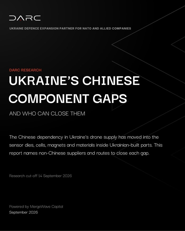 Ukraine's Chinese Component Gaps and Who Can Close Them, DARC Research, report cover